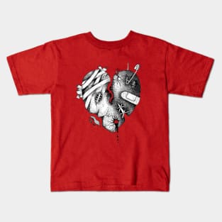 Broken Tattoo Heart Love T-Shirt Kids T-Shirt
